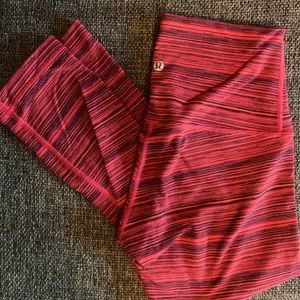 Beautiful bright colored Lulu leggings. Crop style 21” inseam.